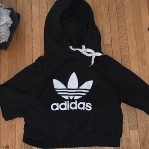 Cropped Adidas Hoodie